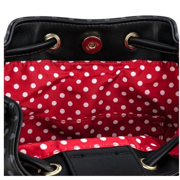 DISNEY MINNIE MOUSE BOW CROSSBODY BUCKET BAG - Picture 3 of 3